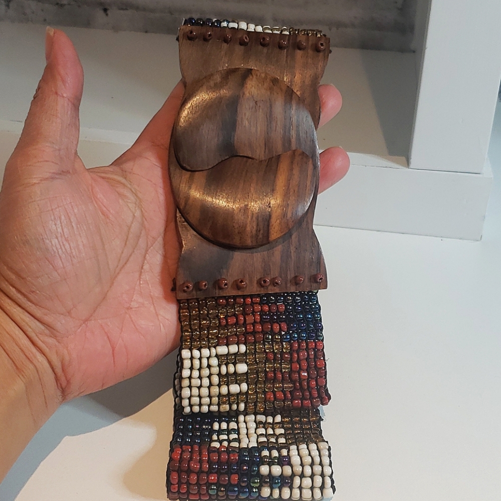 Beaded belt